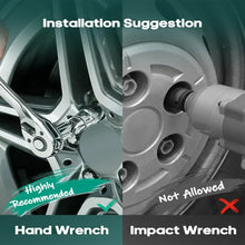 Load image into Gallery viewer, 20pcs Black Works Racing Chrome Carbon Steel Wheel Lug Nuts 12x1.25 For 2014-2022 Jeep Cherokee / Renegade QC-045 2018-2023 Jeep Compass 2012-2016 Dodge Dart Not Fit For Iron Wheels