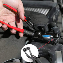 Load image into Gallery viewer, Car Hose Spring Clamp Pliers, Bendable Hose Clamps Cable Type Flex Cable Straight Hose Bundle Removal Long Clamps Auto Repair Tools