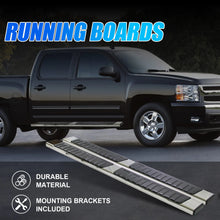 Load image into Gallery viewer, 1 Pair Polished Stainless Steel Running Boards For 2005-2023 Nissan Frontier Crew Cab 6" Running Boards