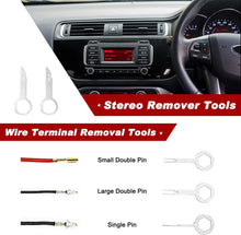 Load image into Gallery viewer, Car Radio Removal Tool Kit Car Clip Rivet Fastener Door Panel Trim Removal Tool Auto Interior Disassembly Tools Car Pry Removal Tool