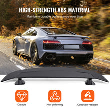 Load image into Gallery viewer, GT Wing Car Spoiler 46.3" Inch Universal Spoiler Compatible For Most Sedans And Coupes High Strength ABS Material Gloss Black