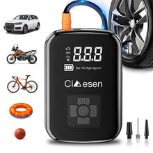 Load image into Gallery viewer, 1pc Car Wireless Air Pump 150PSI Portable Electric Tire Inflation For Car Bicycle Motorcycle Air Compressor Inflator US Shipping