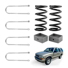 Load image into Gallery viewer, Full Suspension Drop 3" Front Coil Spring 4" Rear Lowering Kit For 1982-2004 Chevy S10 / Chevy S10 Blazer / GMC S15 / Sonoma / Jimmy 2WD V6 Only