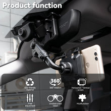Load image into Gallery viewer, Car Phone Holder Clip Car Stand Adjustable Bracket Auto Rear View Mirror Mount Cell Phone GPS Mount Support Interior Accessories