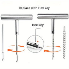 Load image into Gallery viewer, 34/58pcs Auto Tire Repair Puncture Repair Tool Kit Car Van Motorcycle Bike Emergency Heavy Duty Tubeless Tire Repair Rivet Set