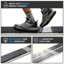 Load image into Gallery viewer, 1 Pair Polished Stainless Steel Running Boards For 2005-2023 Nissan Frontier Crew Cab 6" Running Boards