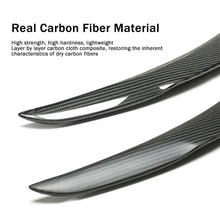 Load image into Gallery viewer, Carbon Fiber/Matte Black Trunk Lid Spoiler For 2025-2026 Tesla Model Y Juniper Spoiler Real Carbon Fiber