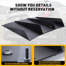 Load image into Gallery viewer, Gloss Black Universal Rear Bumper Lower Spoiler Diffuser Fin Panel For Dodge Challenger