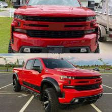Load image into Gallery viewer, Red Hot & Black Mesh Front Replacement Grille For 2019-2021 Chevrolet Silverado 1500 LT RST Front Grille Assembly WA130X