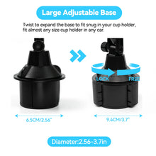 Load image into Gallery viewer, Universal 360° Car Cell Phone Stand Cup Holder Stand Drink Bottle Long Mount Support Smartphone Mobile Phone Bracket Accessories
