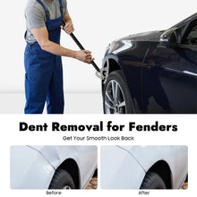 Load image into Gallery viewer, Stainless Steel Panel On Autobody Dent Puller Prying Tool Kit, Car Fender Dent Removal Tools Angle Adjustable, Dent Repair Kit with Storage Bag, PDR Dent Prying Tool Kit