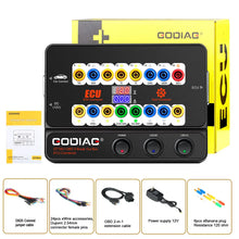 Load image into Gallery viewer, Godiag GT100 and GT100 Pro OBDII Breakout Box ECU Bench Connector Adds Electronic Current Display and CANBUS Protocol