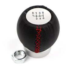 Load image into Gallery viewer, Gear Shift Ball 6 Speed Manual Transmission Knob For Toyota Luxury Leather And Aluminum Handle Lever Stick Shifter Red Stitch