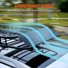 Load image into Gallery viewer, Roof Rack Cargo Basket 46"x36"x4.5"/51"x36"x5" Rooftop Cargo Carrier Heavy-Duty 200 LBS Capacity for SUV Truck Vehicle Galvanized, Powder Coated