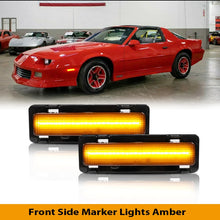 Load image into Gallery viewer, 2 pcs 12V LED Red Amber White Side Marker Signal Lamps For 1982-1992 Pontiac Firebird Trans AM Chevy Camaro