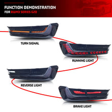 Load image into Gallery viewer, LED GTS Tail Lights For 2019-2024 BMW 3-Series G20 G28 G80 Saloon Start-up Animation Sequential Turn Signal Rear Lamps Assembly