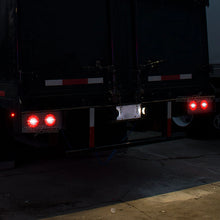 Load image into Gallery viewer, Universal 2Pcs 12V 24V Waterproof Truck Trailer Round Bumper Tail Light Brake Red LED Rear Lamp White Reverse For Tractor Van RV UTV UTE Bus Caravan Bus