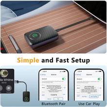 Load image into Gallery viewer, Unitedtime Wireless CarPlay Adapter, Converts Factory Wired CarPlay To Wireless, Plug And Play , Compatible With iPhone Plug & Play