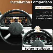 Load image into Gallery viewer, Digital Dash Gauge Cluster For 2007-2010 Jeep Wrangler JK 12.3" HD Screen Display Car Dashboard Speedometer LCD Instrument Cluster Plug & Play