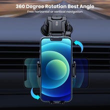 Load image into Gallery viewer, Carbon Fiber Style Car Cell Phone Holder Stand Gravity Dashboard Suction Cup Phone Stand Universal For iPhone 13 12 11 Xiaomi Samsung