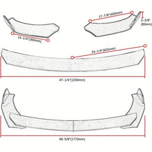 Load image into Gallery viewer, Universal Front Bumper Lower Spoiler Diffuser Compatible For Audi Mustang Honda Lexus Subaru