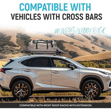 Load image into Gallery viewer, 50"x39"x4.75" Inch Roof Rack Cargo Basket W/Cross Bars Fit For Car SUV Pickup Truck Van Universal Top Cargo Carrier 150lbs