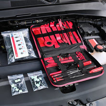 Load image into Gallery viewer, 200pcs/w Clips 42pcs/wo Clips Trim Removal Tool Set, Auto Push Pin Bumper Retainer Clip Set Fastener Terminal Remover Adhesive Cable Clips Round Handle Crowbar Kit Car Panel Radio Auto Clip Pliers