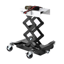 Load image into Gallery viewer, 450LB Transmission Jack Low Profile 7"-23" Inch Spacing Range Lift Trans Jack With 2M Safety Straps 4 Brake Casters For Car Truck Repair