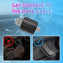 Load image into Gallery viewer, USB &Typ-c Wireless Carplay Adapter for Apple Carplay, Android Auto Wired To Wireless Conversion