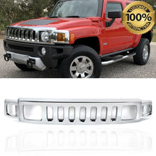 Load image into Gallery viewer, Chrome Front Bumper Upper Grille Modified Grill Replace For 2006-2010 Hummer H3 Front Hood Grid Grille Racing Accessories