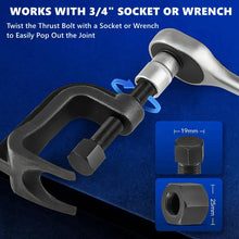 Load image into Gallery viewer, 1Set 6007 Lower Control Arm Prying Tool & 25112 Ball Joint Separator Suspension Specialty Bushing Tool Kit for Cars Trucks SUVs