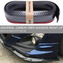 Load image into Gallery viewer, Universal Car 2.5M Car Bumper Lower Lip Spoiler Sticker Car Front Bumper Lip Rubber Car Protectors Exterior Mouldings Bumper Lip Strip