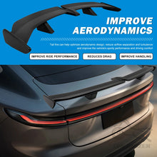 Load image into Gallery viewer, Universal Car-Styling Carbon Fiber Rear Trunk Spoiler GT Wing Sedan Spoiler PRO Carbon Fiber Style ABS Racing Spoiler Wing Length 142cm x Width 38cm x Height 2.9cm