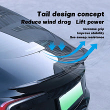 Load image into Gallery viewer, Carbon Fiber Style / Black Trunk Spoiler For 2024-2025 Tesla Model 3 Highland