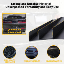 Load image into Gallery viewer, Gloss Black Universal Rear Bumper Lower Spoiler Diffuser Fin Panel For Dodge Challenger