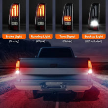 Load image into Gallery viewer, USA Flag LED Tail Lights For 1999-2002 Chevy Silverado 1500 2500 HD 1999-2003 GMC Sierra 1500 2500 HD Not For Stepside Pickup Bed