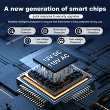 Load image into Gallery viewer, 6000W Car Power Inverter DC 12V To AC 110V Sine Wave Solar Power Converter LCD Home RV Solar Converter