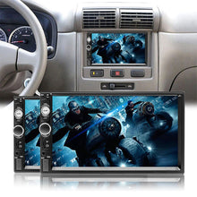 Load image into Gallery viewer, Universal 7" Inch Touch Screen Bluetooth 2 Din Car Radio Stereo HD Car Stereo Auto Audio Multimedia Player MP5 USB TF FM EQ