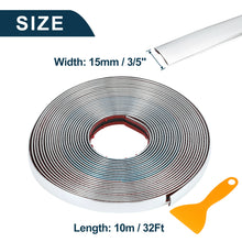 Load image into Gallery viewer, 3M/5M Exterior Car Chrome Body Strip Bumper Auto Door Protective Moulding Styling Trim Sticker 6MM 8MM 10MM 12MM 15MM 20MM 30MM