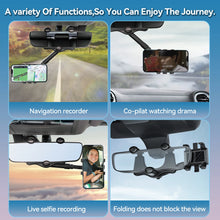 Load image into Gallery viewer, Car Phone Holder Clip Car Stand Adjustable Bracket Auto Rear View Mirror Mount Cell Phone GPS Mount Support Interior Accessories