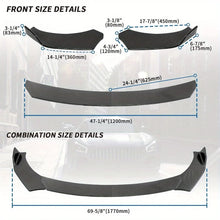 Load image into Gallery viewer, Universal Front Bumper Lower Spoiler Diffuser Compatible For Audi Mustang Honda Lexus Subaru