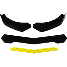 Load image into Gallery viewer, 5pcs Set Universal Car Front Bumper Lower Spoiler Splitter Diffuser Body Kit Black