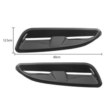 Load image into Gallery viewer, 2pcs Pair Gloss Black Universal Jaguar XKR Style Hood Vents
