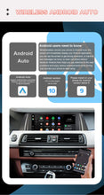 Load image into Gallery viewer, Wireless Carplay Android Auto Car Radio Multimedia Player Linux Display Screen For 2012-2017 BMW 5 Series F10 F11 CIC NBT