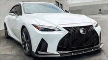 Load image into Gallery viewer, 3pcs Gloss Black/Matte Black/Carbon Fiber Style Front Bumper Lower Spoiler Diffuser Lip For 2021-2024 Lexus IS300 IS350 IS500 F-Sport Spoiler Car Accessories Body Kit