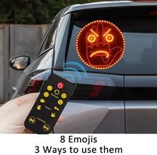 Load image into Gallery viewer, 12-24V LED Car Expression Display with Remote Control for Quick Gesture Changes, Easy Installation Multiple Light Modes Hand Gesture Signal Light, Bright LED Anti-Tailgating and Safety Warnings