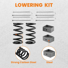 Load image into Gallery viewer, Full Suspension Drop 3" Front Coil Spring 4" Rear Lowering Kit For 1982-2004 Chevy S10 / Chevy S10 Blazer / GMC S15 / Sonoma / Jimmy 2WD V6 Only