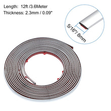 Load image into Gallery viewer, 3M/5M Exterior Car Chrome Body Strip Bumper Auto Door Protective Moulding Styling Trim Sticker 6MM 8MM 10MM 12MM 15MM 20MM 30MM
