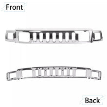 Load image into Gallery viewer, Chrome Front Bumper Upper Grille Modified Grill Replace For 2006-2010 Hummer H3 Front Hood Grid Grille Racing Accessories