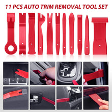 Load image into Gallery viewer, 200pcs/w Clips 42pcs/wo Clips Trim Removal Tool Set, Auto Push Pin Bumper Retainer Clip Set Fastener Terminal Remover Adhesive Cable Clips Round Handle Crowbar Kit Car Panel Radio Auto Clip Pliers